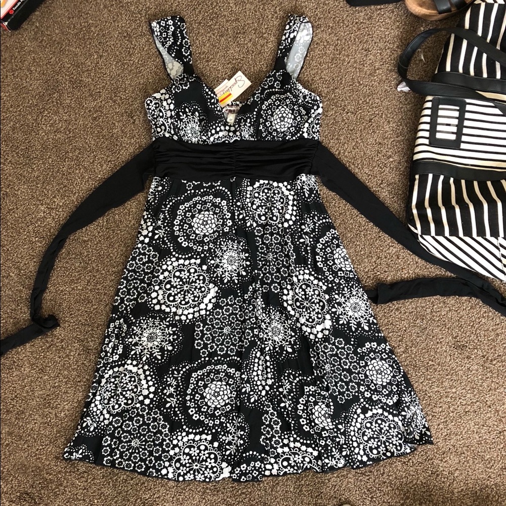 Black & white Speechless Pattern dress